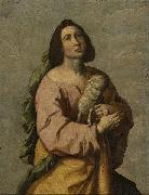 Francisco de Zurbaran Saint Agnes Germany oil painting artist